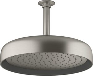 KOHLER 26291-G-BN Statement™ Round 12" Single-Funtion Rainhead, Round Shower Head, Rain Shower Head, 1.75 GPM, Brushed Nickel