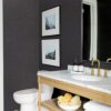 Abyssaly 35.4" x 118" Black Silk Wallpaper Peel and Stick Embossed Self Adhesive Black Contact Paper Removable Kitchen Vinyl Textured Wall Paper Cabinet Furniture Shelf Liner