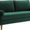 Modway EEI-3764-GRN Valour Performance Velvet Sofa, Green