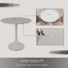 Round Kitchen Table and Chairs Set, Dining Room Round Table Set for 4, Modern 31.5'' Dining Table Set, 5 Piece Round Dining Table Set for Dining Room & Coffee Shop & Small Spaces