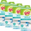 Scotch-Brite Disposable Toilet Scrubber Refills, Removes Rust & Hard Water Stains, 48 Disposable Refills