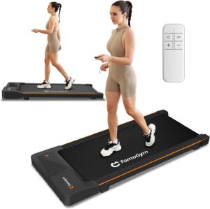 DAEYEGIM 2 in 1 Portable Under Desk Treadmill with Remote Control, LED Display Walking Jogging Machine