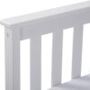 Plank+Beam Solid Wood Queen Bed Frame, Platform Bed with Headboard, White
