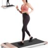 Walking Pad, Under Desk Treadmill, Mini Portable Treadmill with App and Remote Control, 2.2 HP Quiet Walking Jogging Machine for Office Home Use, 250 Lbs Capacity