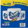 Scott Bath Tissue, 1, 100 Sheetsper Roll, 36 Count
