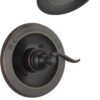 Delta BT14496-OB Windemere Function Tub Trim Kit with Single-Spray Head Shower Faucet, Without Rough, Oil Rubbed Bronze
