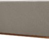 Modway Engage Mid-Century Modern Upholstered Fabric Sofa in Granite