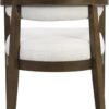 Christopher Knight Home Set of 2 Lanford Fabric Upholstered Dining Chairs, Curved Backrest Kitchen Side Chair, Soft Padded Seat&Back Cushion, Solid Wood Armchair, Ergonomic Extra Seat, Beige+Walnut
