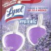 Lysol Automatic in-The-Bowl Toilet Cleaner, Cleans and Freshens Toilet Bowl, Lavender Fields Scent, 2ct