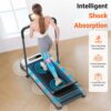 THERUN Walking Pad Treadmill, 3.0 HP Under Desk Treadmills, 2 in 1 Portable Treadmill for Home, Walking Pad with Handle Bar, 18" Widened Running Belt, 350 lbs Capacity with App Connection, Remote