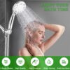 High Pressure Shower Head with Handheld - OHDAY® 6-Mode Powerful Showerhead with 70'' Stainless Steel Hose, Adjustable Bracket and Built-in Power Wash to Clean Tub Tile Pets Bathroom Corner
