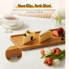 Silicone 160 Pcs Cabinet Door Bumpers Round, 1/2" Diameter Self Adhesive Clear Cupboard Door Drawer Bumpers for Kitchen Cabinets Cutting Boards Picture Frames