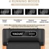 Walking Pad, Walking Pad Treadmill for Home Office, Portable Under Desk Treadmill with Remote Control and LED Display, Walking Jogging Running Machine