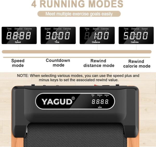 Walking Pad, Walking Pad Treadmill for Home Office, Portable Under Desk Treadmill with Remote Control and LED Display, Walking Jogging Running Machine