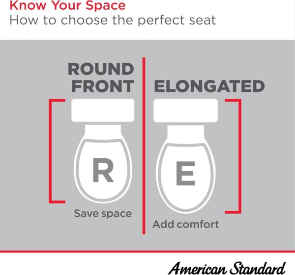 American Standard 5503A00B.020 Slow Elongated Closed Front Toilet Seat, White