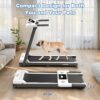Juturna Treadmills for Home, Walking Pad with Handle Bar, Portable Foldable Treadmill, 3.0 HP Walking Pad with 300 LBS Capacity, Folding Treadmill with LED Display