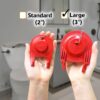 Korky 3060BP Large 3-Inch Premium Toilet Flapper Long Lasting Rubber-Easy to Install-Made in USA, Red