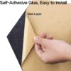 12 Pack Self-adhesive Acoustic Panels 12" X 10" X 0.4" - Sound Proof Foam Panels for walls with High Density, Y-Lined Design, Flame Resistant, Absorb Noise and Eliminate Echoes(Black)