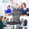 BestOffice Ergonomic Office Chair Desk Chair Mesh Computer Chair Armless Back Support Modern Executive Rolling Swivel Chair with Lumbar Support（Black）