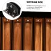 4Pcs Stainless Steel Glass Door Hinge Heavy Duty Shower Door Hardware for Frameless Installation Smooth Operation Modern Brushed Finish Secure Glass Clamp