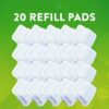 Scrubbing Bubbles Flushable Toilet Bowl Wand Cleaner Refills, Fresh Brush Cleaner Toilet Refill Pads, Removes Limescale & Odors, Citrus Scent, 20 Count (Pack of 2)