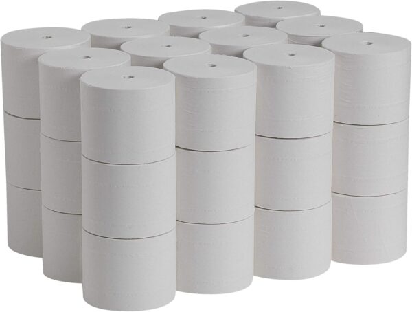 COMPACT® CORELESS 2-PLY RECYCLED TOILET PAPER BY GP PRO (GEORGIA-PACIFIC), 36 ROLLS PER PACKAGE