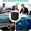 100 Pack Acoustic Foam Panels Premium Sound Proof Foam Panels Black Soundproof Wall Panels High Density Acoustic Panels Sound Absorbing for Studio Office Home, 12 x 12x 1Inch