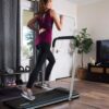 REDLIRO Under Desk Treadmill 2 in 1 Walking Pad, Portable, Folding, Electric, Motorized, Walking and Jogging Machine with Remote Control for Home and Office Workout