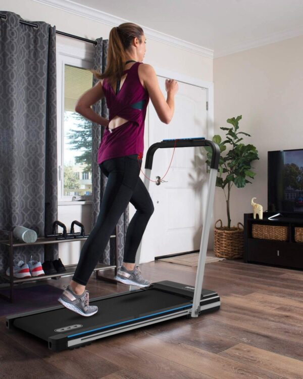 REDLIRO Under Desk Treadmill 2 in 1 Walking Pad, Portable, Folding, Electric, Motorized, Walking and Jogging Machine with Remote Control for Home and Office Workout