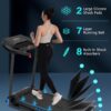 Merax Treadmills for Home, 3.0 HP Hydraulic Folding Treadmill with Incline, Treadmill 10 MPH for Running Walking with 350LBS Weight Capacity, Small Space Running Machine with Charge Station