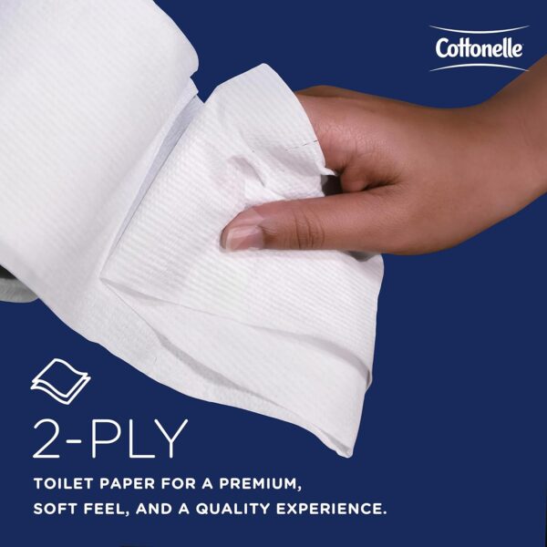 Cottonelle Professional Standard Roll Bulk Toilet Paper (17713), 2-Ply, White (60 Rolls of 451 Sheets, 27,060 Sheet Total)