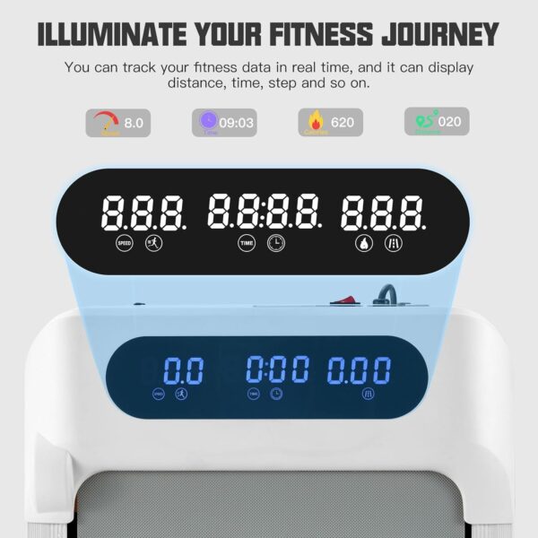 Walking Pad Under Desk Treadmill, Remote Control Walking Desk Walking Pad for Home and Office, 2 in 1 Portable Walking Pad