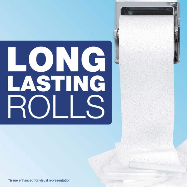 Charmin Commercial Bathroom Tissue, Septic Safe, Individually Wrapped, 2-Ply, White, 450 Sheets/roll, 75 Rolls/carton