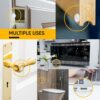 104-Piece Cabinet Bumper Set - Clear, Self-Adhesive Rubber Pads for Doors, Cupboards, and Kitchen Cabinet Protectors – Dampen Noise & Protect Surfaces