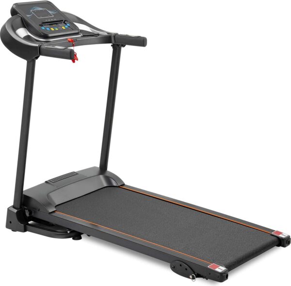 Compact Walking pad Treadmill - Small Folding Treadmill with Audio Speakers and Incline Adjuster Ideal for Walking and Jogging