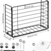 Lonian Kitchen Wrap Organizer Rack, Cupboard Door/Cabinet Door/Pantry Door/Wall Mounted Hanging Storage Basket for Cutting Board Holder, Tin Foil, Wax Paper and More