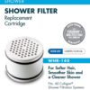 Culligan WHR-140 WTR FiltrationCartridge Shower Filter Replacement Cartridge, 1 Count (Pack of 1), White