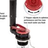 Fluidmaster K-400H-021-P8 PerforMAX 2-Inch Everything Toilet Repair Kit, Multicolor