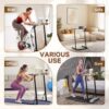 Adjustable Desk for Treadmill Walking Pad, Desk for Bike/Cycling, Workstation Standing Desk, Trainer Stand Table for Indoor, Treadmill Attachment-Exercise While Working or Watching TV
