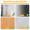 Kitchen Spice Rack: 2 Packs Black Adhesive Wall Mount - 11.8" Large Hanging Storage Organizer Cabinet Without Drilling for Smooth Wall - Work Room Bathroom Shelves