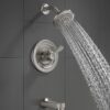 DELTA FAUCET T17430-SS Classic Tub & Shower, 5.00 x 7.50 x 5.00 inches, Stainless