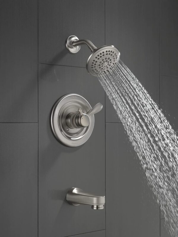 DELTA FAUCET T17430-SS Classic Tub & Shower, 5.00 x 7.50 x 5.00 inches, Stainless