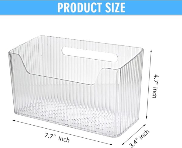 2 Pack Adhesive Cabinet Door Organizer Storage Caddy, Clear Lid Organizer Inside Cabinet Wall Mounted Pantry Door Caddy for Food Container Lid Kitchen Under Sink Basket (Clear)