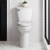 American Standard 215TA104.020 Cadet PRO Two-Piece, Extra Tall Height, 12-Inch Rough, Elongated Front, White, 1.28 GPF