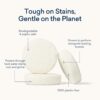 BLUELAND Toilet Bowl Cleaner Tablets, 28 Count, Lemon Cedar, Plastic-Free, No Harsh Chemicals, Plant-Based