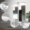 6000K Modern Vanity Light, 31 inch Chrome Bathroom Light, 15W Modern Dimmable Bathroom Light Fixture Over Mirror for Mirror Cabinet