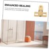 Heavy Duty Pivot Door Hinge Stainless Steel Two Way Opening Hardware for Shower Glass Doors with Screws Modern Design Fit Elegant Appearance
