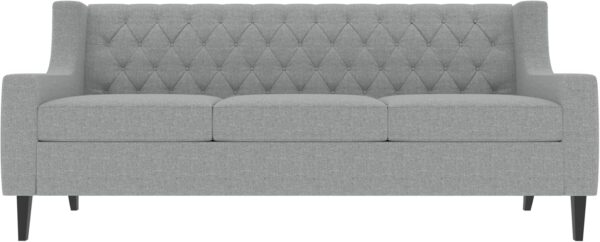 Ball & Cast 78.75'' Modern Sofa with utton Tufted Backrest,Comfy Couch w/Cushions and Upholstered,3 Seat Couches for Living Room,Office,Apartment,Easy to Assemble,Grey