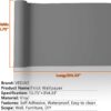 VEELIKE 15.7''x354'' Thick Grey Wallpaper Peel and Stick for Bedroom Bathroom Kitchen Self Adhesive Grey Contact Paper for Cabinets Walls Countertops Waterproof Removable Wallpaper for Living Room