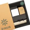 ZINUS Lottie Upholstered Platform Bed Frame, Mattress Foundation, Wood Slat Support, No Box Spring Needed, Easy Assembly, Grey, Queen